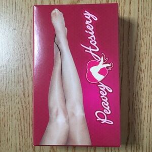 New Hooters Girl Uniform Footed Pantyhose Pecan Sizes A B C D